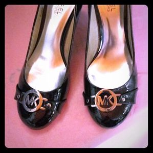 Michael Kors Fulton patent heels